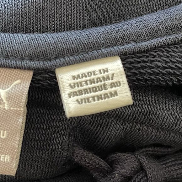 PUMA Women's In Drawstring Romper Navy Blue Size Large Athletic Casual Sporty - Picture 16 of 16